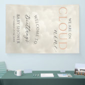 Cloud Nine Clouds Baby Shower Begrüßung Banner (Messe)