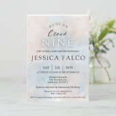 Cloud Nine Einladung (Stehend Vorderseite)