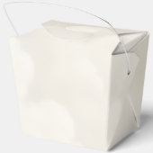 Cloud Nine Elegant Baby Shower Geschenkschachtel (Rückseite)