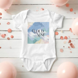 Cloud Nine Elegante Pastel Baby Dusche Baby Strampler