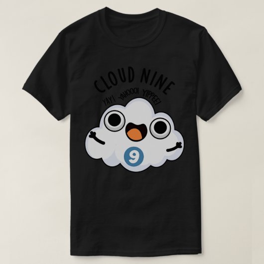 Cloud Nine Funny Weather Puff 1 T-Shirt (Design vorne)