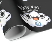 Cloud Nine Funny Weather Puff Dark BG Geschenkpapier (Rolleneckpunkt)