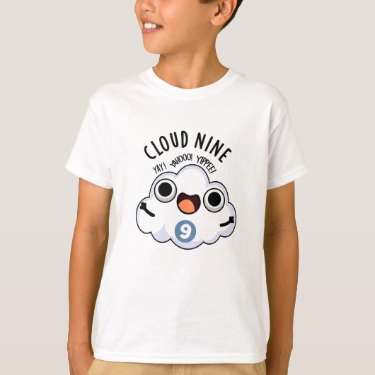 Cloud Nine Funny Weather Puff T-Shirt (Vorderseite)