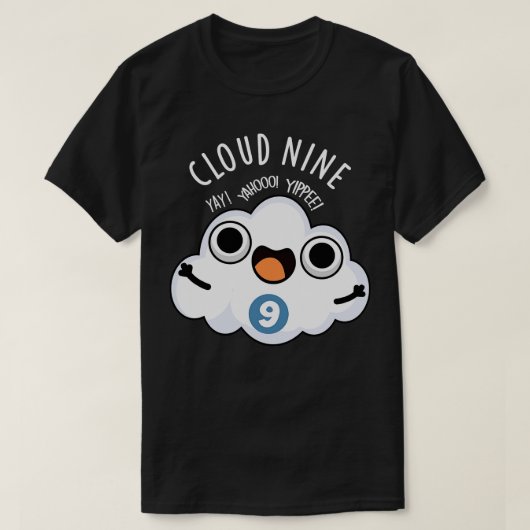 Cloud Nine Funny Weather Puff T-Shirt (Design vorne)