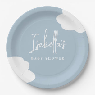 Cloud Nine Gender Neutral Baby Shower Pappteller