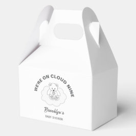 Cloud Nine Gender Neutral Baby Shower Teddy Bär Geschenkschachtel