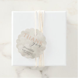Cloud Nine Moderne Babyparty Danke Geschenkanhänger