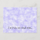 Cloud Nine Postkarte (Vorderseite)