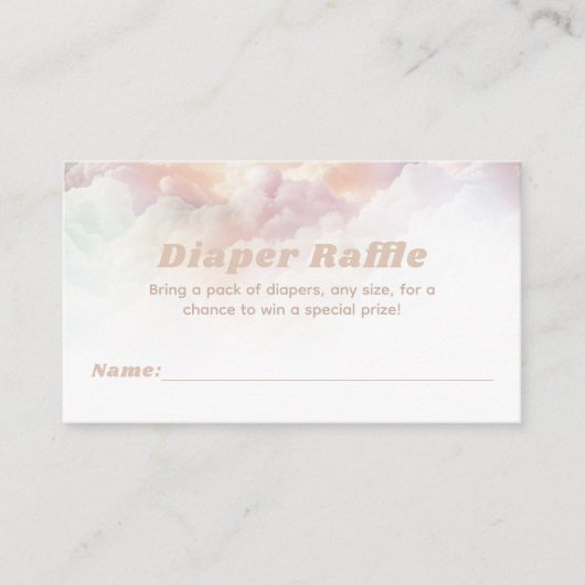 Cloud Nine Rainbow Cloud Baby Shooting Books Begleitkarte (Vorderseite)