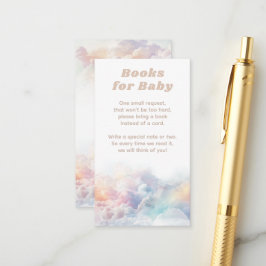 Cloud Nine Rainbow Cloud Baby Shooting Books Begleitkarte
