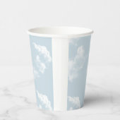 Cloud Nine Sky - Custom Baby Shower verfügbar Pappbecher (Rechts)