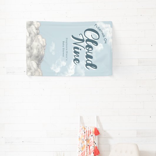 Cloud Nine Sky - Rainbow Baby Showwall Foto Banner (InSitu)