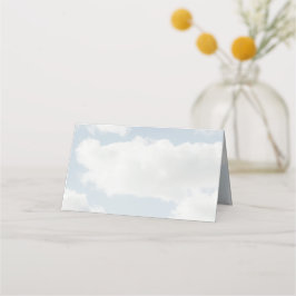 Cloud Nine Theme Sie ist auf Cloud 9 Party Platzkarte