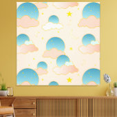 Cloud Nine Vibes Leinwanddruck (Insitu (Wohnzimmer))