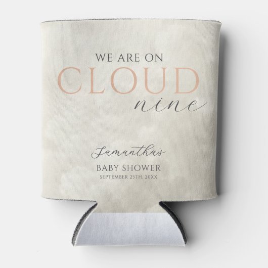 Cloud Nine White Clouds Babydusche Dosenkühler (Vorderseite)