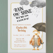 Cloud Nine Woodland Animal Ninth Birthday