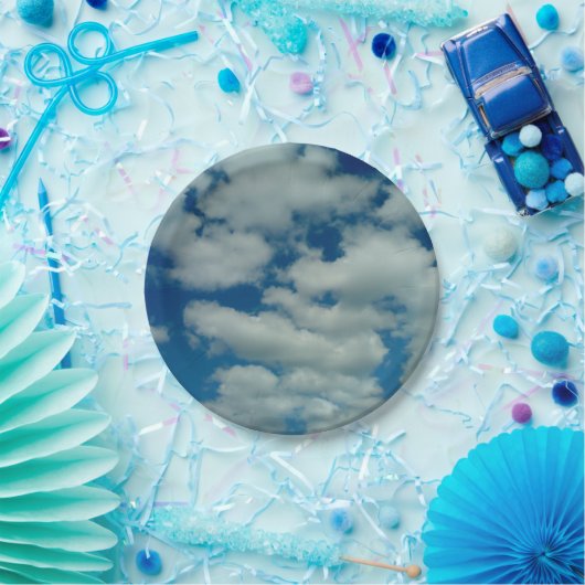 Cloud Paper Plate Pappteller (Party)