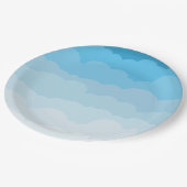 Cloud-Party Pappteller (Schrägansicht)