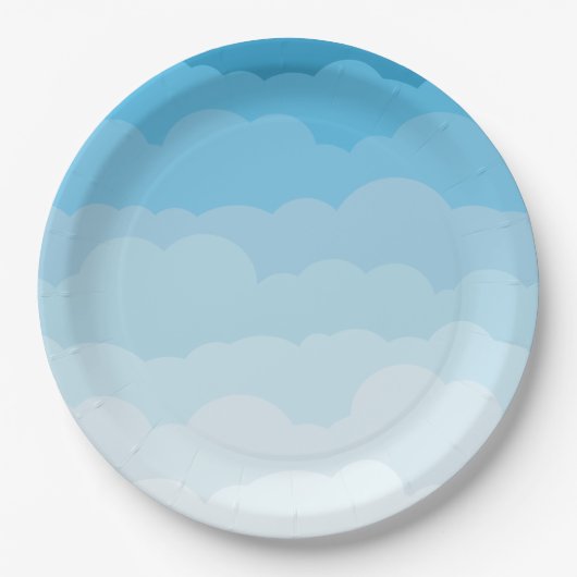 Cloud-Party Pappteller (Vorderseite)