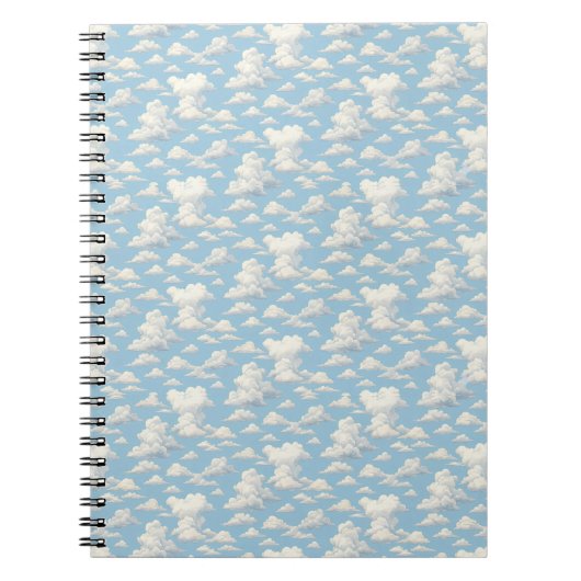 Cloud Pattern  Notizblock (Vorderseite)