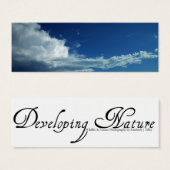 Cloud PO0136-Lesezeichen (Vorne & Hinten)