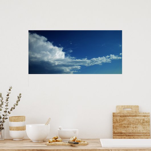 Cloud PO0136 Print Poster (Küche)