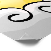 Cloud-Poster Poster (Ecke)