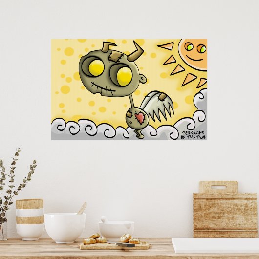 Cloud-Poster Poster (Küche)