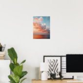 Cloud Print Cloud Poster Sky Print Moody Print Sun (Heimbüro)