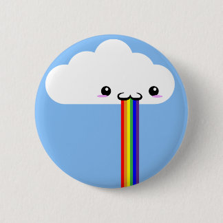 Cloud Puking Rainbow-Button Button