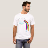 Cloud Puking Rainbow T - Shirt (Vorne ganz)
