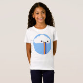 Cloud Puking Rainbow Tee Shirt (Vorne ganz)