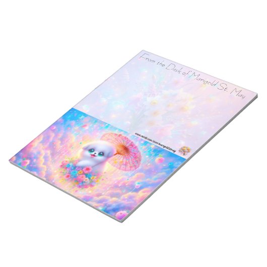 Cloud Puppy Notizblock (angewinkelt)