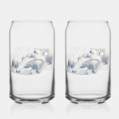 Cloud Racer F1 bedrucktes Glasset Dosenglas (Vorderseite)