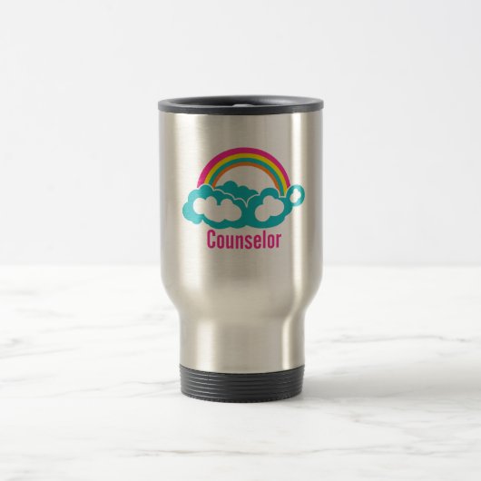 Cloud Rainbow Counselor Reisebecher (Mittel)