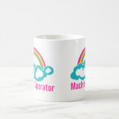 Cloud-Regenbogenmaschinenbetreiber Kaffeetasse (Mittel)