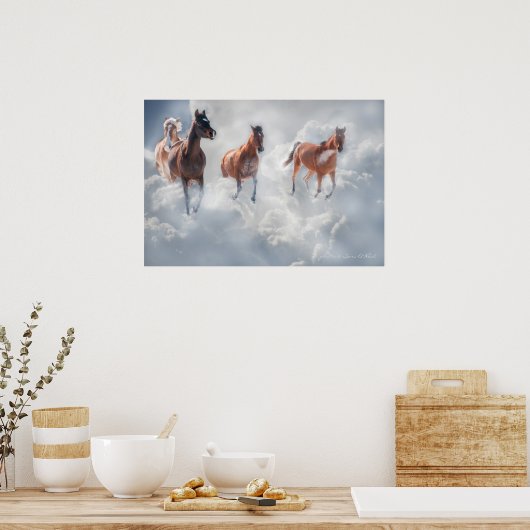 Cloud Runners Poster (Küche)