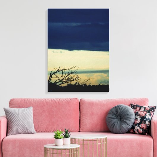 Cloud "scape Moods Wrapped Canvas Leinwanddruck (Insitu (Wohnzimmer))