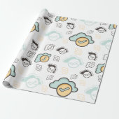 Cloud seamless pattern geschenkpapier (Ungerollt)