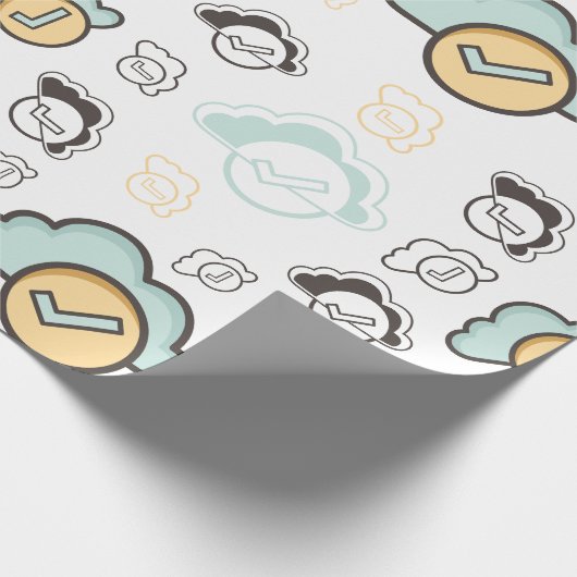 Cloud seamless pattern geschenkpapier (Ecke)