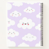 Cloud-Serie - Spiralnotenbuch Notizblock (Rückseite)