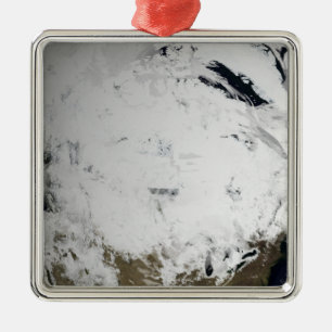 Cloud-Simulation eines Single Tag 2 Ornament Aus Metall