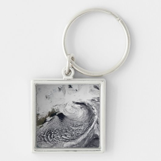 Cloud-Simulation eines Single Tag 3 Schlüsselanhänger (Vorne)