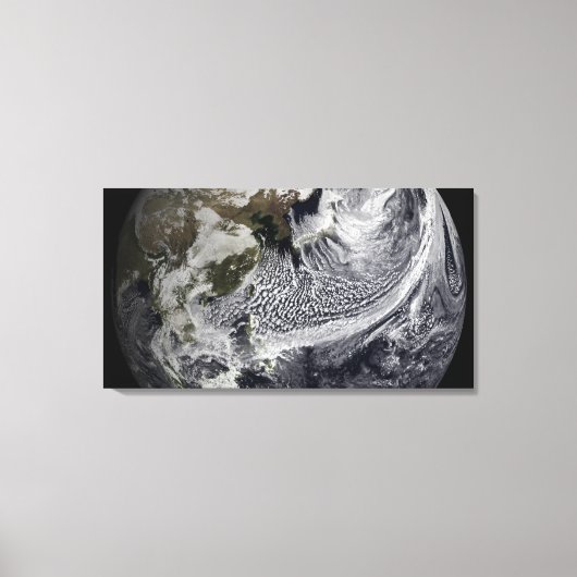Cloud-Simulation eines Single Tag 4 Leinwanddruck (Vorderseite)
