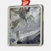 Cloud-Simulation eines Single Tag 4 Silbernes Ornament (Links)