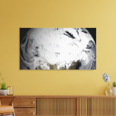 Cloud-Simulation eines Single-Tages Leinwanddruck (Insitu (Wohnzimmer))