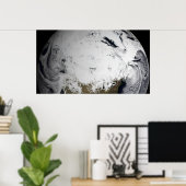 Cloud-Simulation eines Single-Tages Poster (Heimbüro)