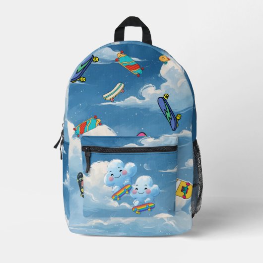 Cloud Skate Club Bedruckter Rucksack (Vorderseite)