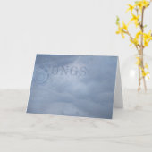 Cloud Songs Karte (Gelbe Blume)