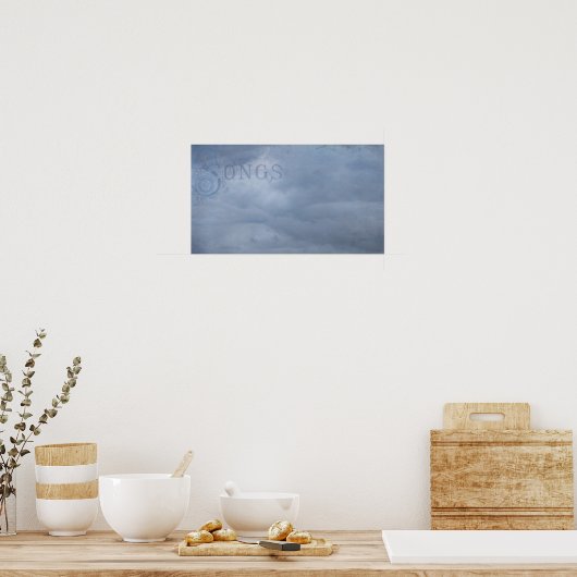 Cloud Songs Poster (Küche)